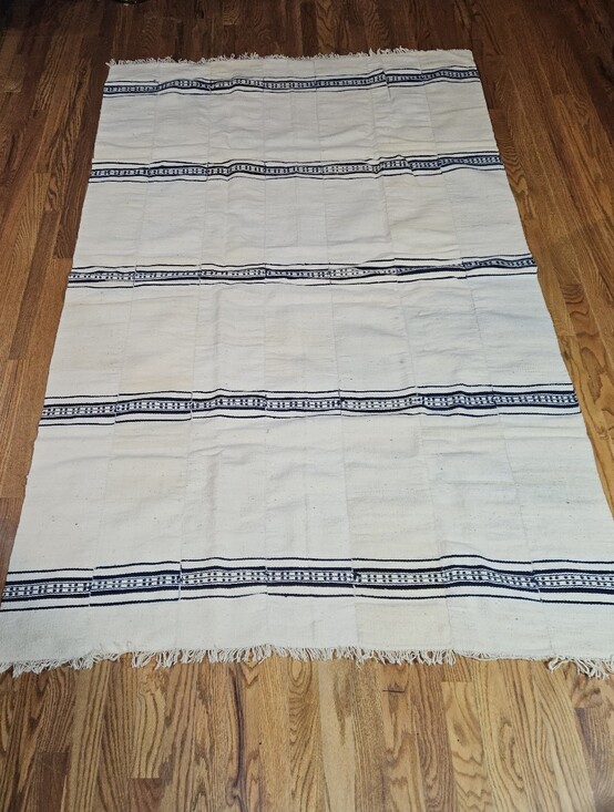 Other - Authentic Vintage West African Fulani Woven Khasa Blanket